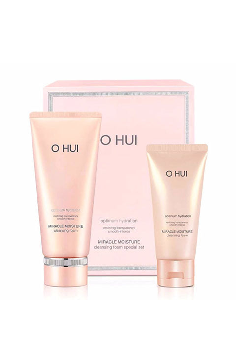 O HUI  Miracle Moisture Cleansing Foam Special Set - Palace Beauty Galleria