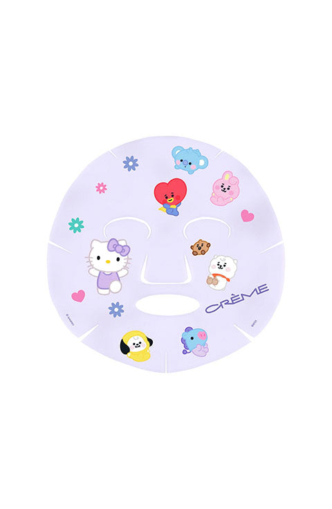 THE CREME SHOP HELLO KITTY & BT21 PRINTED ESSENCE SHEET MASK-8Style - Palace Beauty Galleria