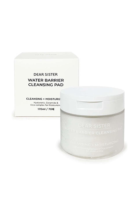 DEAR SISTER - WATER BARRIER CLEANSING PAD 70Pads - Palace Beauty Galleria