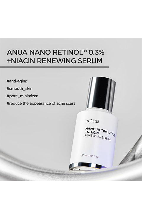 Anua Nano Retinol 0.3% + Niacin Renewing Serum 30Ml