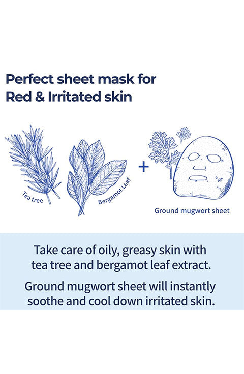 numbuzin No. 4 Icy Soothing Sheet Mask 1Pcs ,1Box(4Pcs) - Palace Beauty Galleria