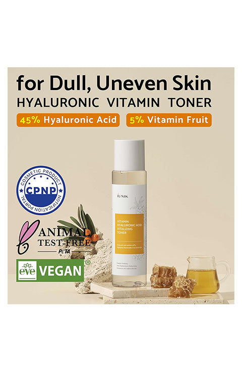 iUNIK Vitamin Hyaluronic Acid Vitalizing Toner 200ml - Palace Beauty Galleria