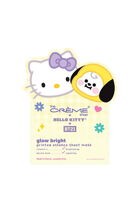 THE CREME SHOP HELLO KITTY & BT21 PRINTED ESSENCE SHEET MASK-8Style - Palace Beauty Galleria