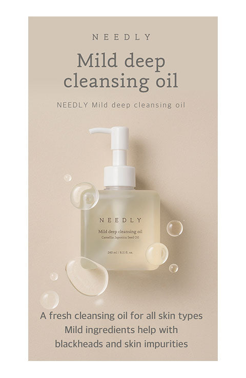 NEEDLY Mild deep cleansing oil 240Ml - Palace Beauty Galleria
