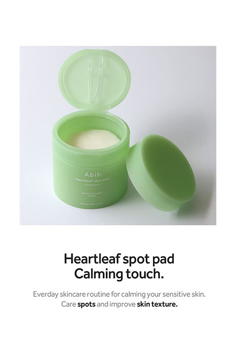 Abib Heartleaf Spot Pad Calming Touch 80Pads - Palace Beauty Galleria