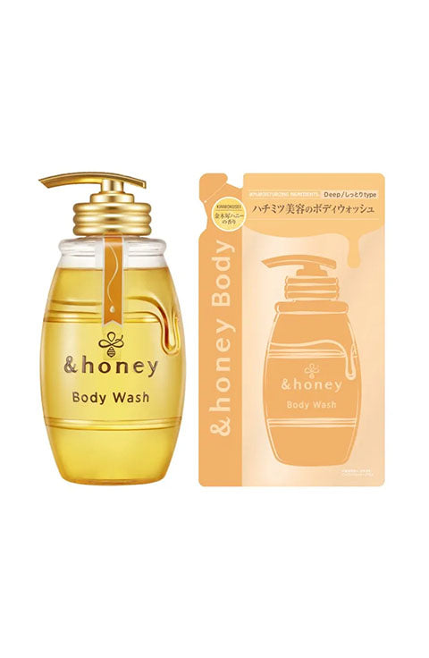 ViCREA &honey Osmanthus Honey Deep Moist Gel Body Wash 500Ml, 440Ml Refill - Palace Beauty Galleria
