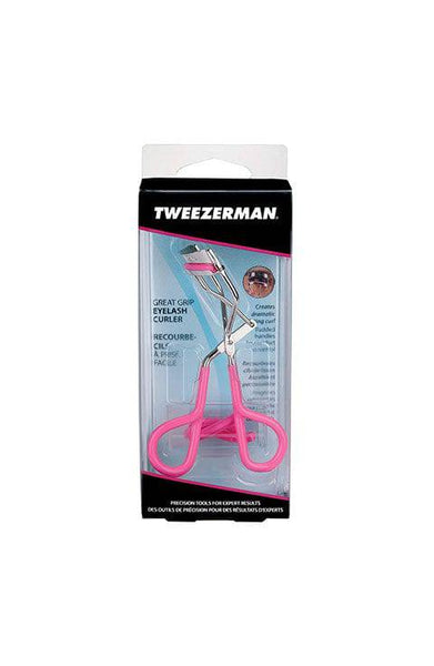 Tweezerman Neon Great Grip Eyelash Curler, Pink, 0.3 Oz | Palace Beauty  Galleria