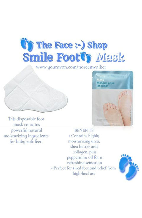 THE FACE SHOP Smile Foot Mask - Palace Beauty Galleria