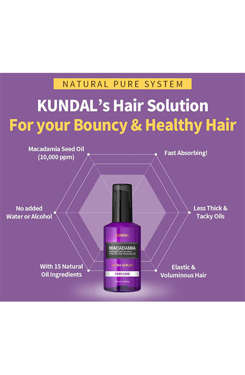 Kundal Macadamia Ultra Hair Serum -2 Style - Palace Beauty Galleria