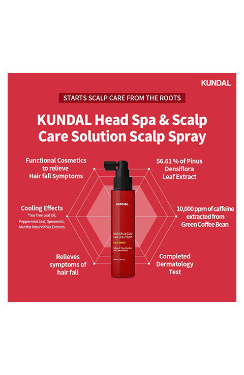 Kundal Head Spa & Scalp Care+ Scalp Tonic 100Ml - Palace Beauty Galleria