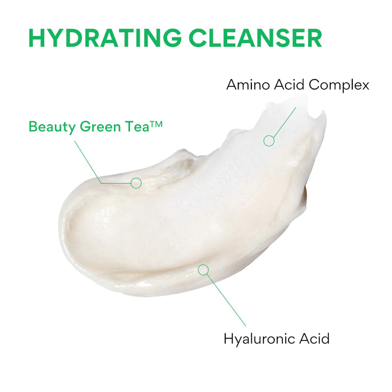 innisfree - Green Tea Amino Hydrating Cleansing Foam - 150g - Palace Beauty Galleria