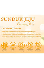 SUNDUK JEJU Carrabione X Grinder Cleansing Balm 50ml - Palace Beauty Galleria