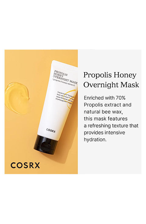 [COSRX] Full Fit Propolis Honey Overnight Mask 60ml - Palace Beauty Galleria