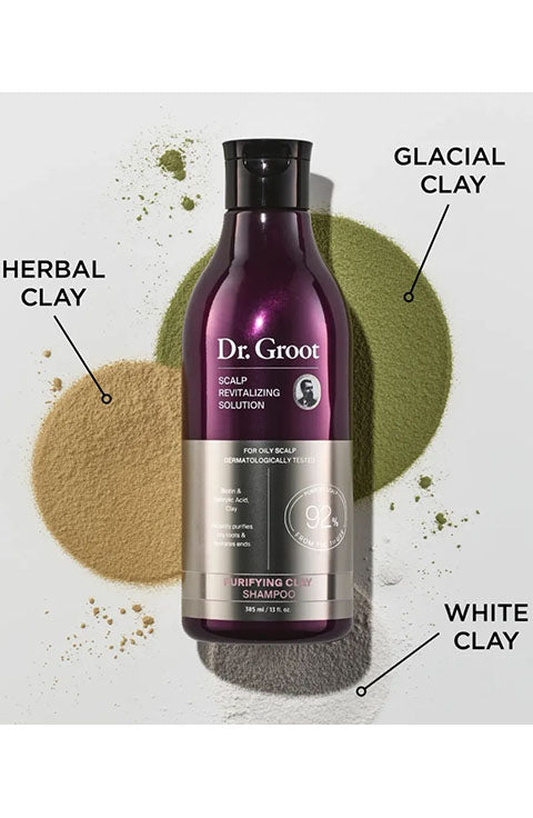 Dr. Groot  Scalp Revitalizing Solution Purifying Clay Shampoo 385Ml - Palace Beauty Galleria