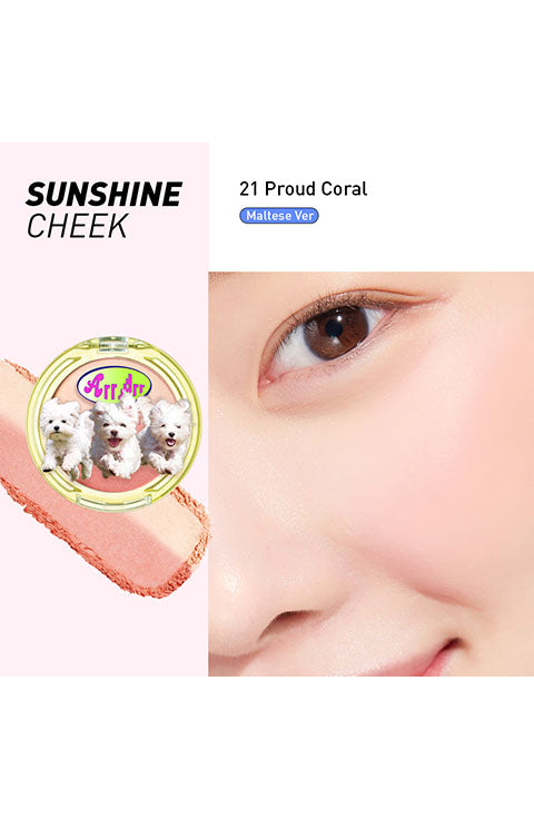 PERIPERA Maltese Archive Pure Blushed Sunshine Cheek 4.2g - 2Color - Palace Beauty Galleria
