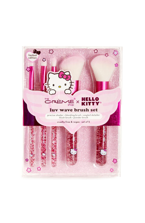 THE CREME SHOP X HELLO KITTY Y2K LUV WAVE BRUSH COLLECTION (SET OF 5)
