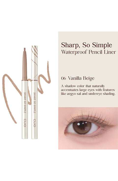 SHARP SO SIMPLE WATERPROOF PENCIL LINER 006 VANILLA BEIGE