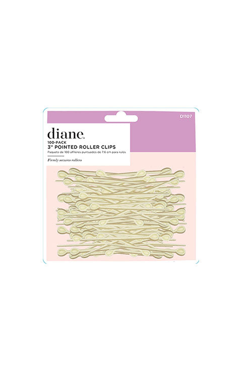 Diane Roller Picks, White, 3 Inch, 100 Count (Pack of 1) - Palace Beauty Galleria