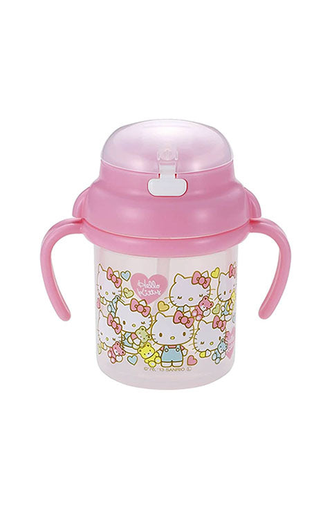 OSK Hello Kitty Baby Kids Water Bottle Mug Cup with Straw 270ml - Palace Beauty Galleria