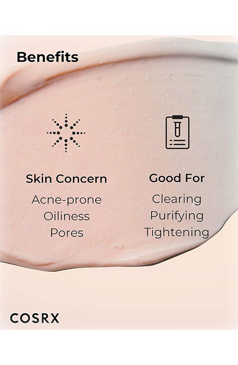 COSRX Pink Pore Clarifying Charcoal Mask 110G - Palace Beauty Galleria