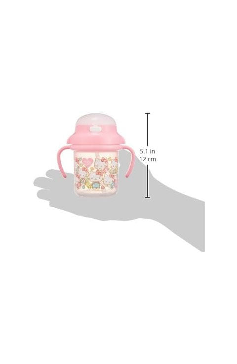 OSK Hello Kitty Baby Kids Water Bottle Mug Cup with Straw 270ml - Palace Beauty Galleria