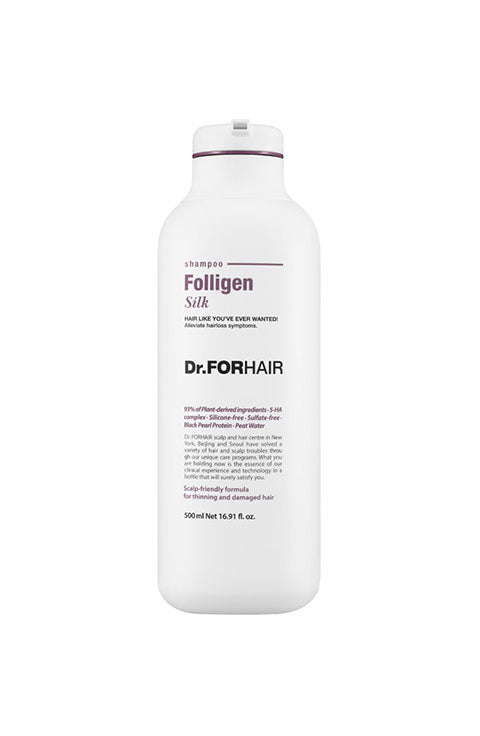 DR.FORHAIR Follagen Silk Shampoo 500ml - Palace Beauty Galleria