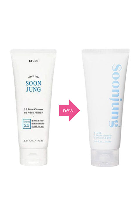 ETUDE SoonJung 5.5 Foam Cleanser 150ml - Palace Beauty Galleria