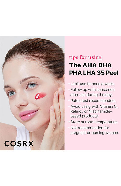 COSRX AHA BHA PHA LHA 35% Peel 1.01 fl. oz / 30 ml - Palace Beauty Galleria