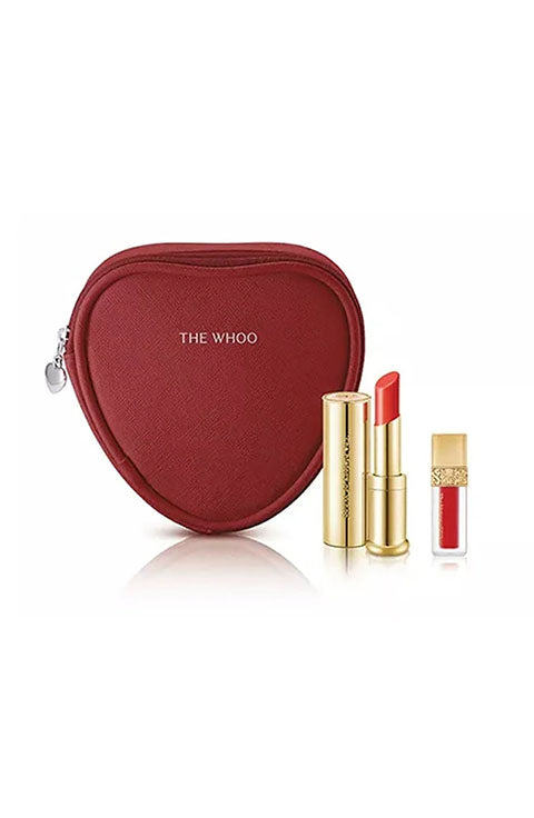 The History of Whoo  Gongjinhyang Mi Glow Lip Balm Special Set (Wine Red Color) - Palace Beauty Galleria