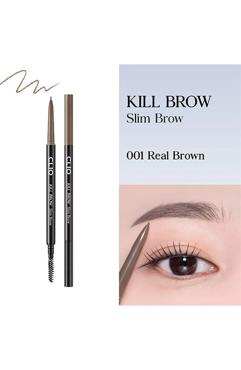 Clio Kill Brow Slim Brow - 4 Colors #01 Real Brown