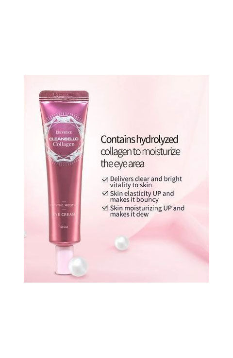 Deoproce Cleanbello Collagen Essential Moisture Eye Cream 40ml - Palace Beauty Galleria