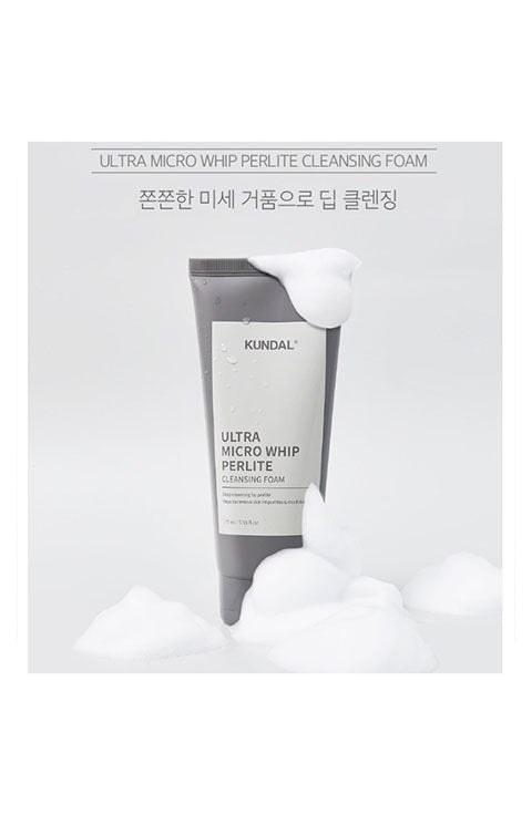 KUNDAL Ultra Micro Whip Illite Cleansing Foam 175ml - Palace Beauty Galleria