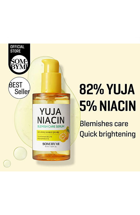 SOME BY MI Yuja Niacin 30 Days Blemish Care Serum - 1.69Oz, 50ml - Palace Beauty Galleria