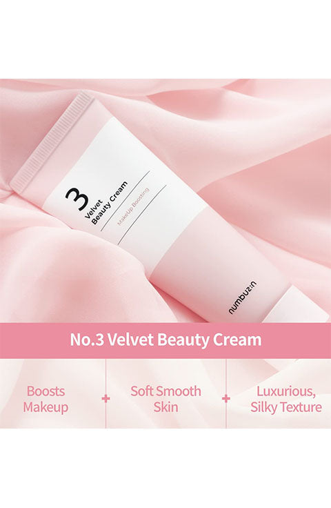 numbuzin No.3 Velvet Beauty Cream 60Ml - Palace Beauty Galleria