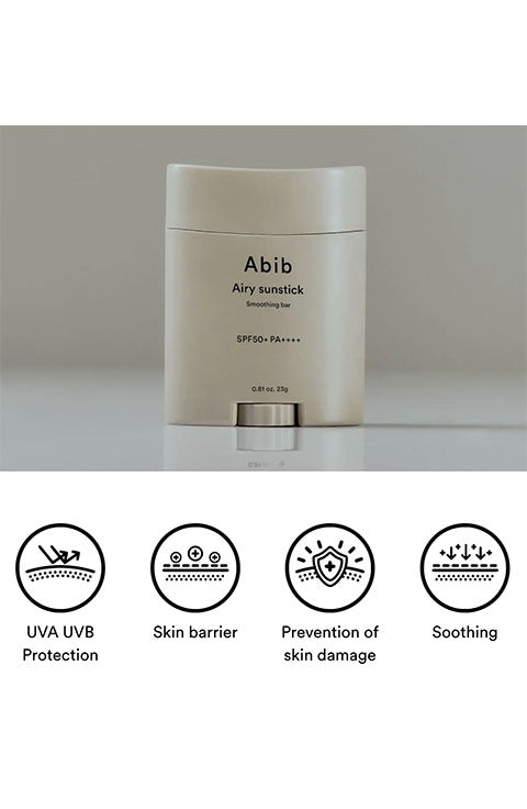 Abib Airy Sunstick Smoothing Bar SPF50+ - Palace Beauty Galleria