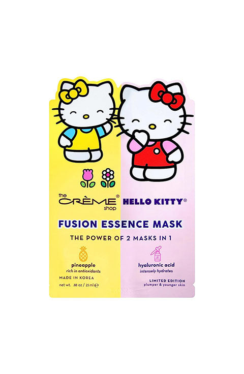 The Creme Shop Hello Kitty Fusion Essence Mask Pineapple and Hyaluronic Acid - Palace Beauty Galleria