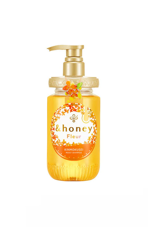 ViCREA &HONEY FLEUR KINMOKUSEI MOIST SHAMPOO, TREATMENT - 440Ml - Palace Beauty Galleria