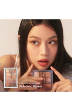 peripera - All Take Mood Technique Palette #01 Around Brown - Palace Beauty Galleria
