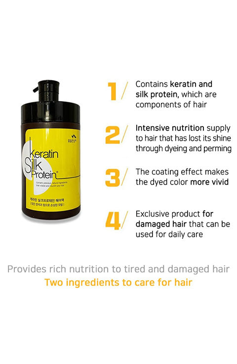 Keratin Silk protein Hair Pack 500Ml,1000ml - Palace Beauty Galleria