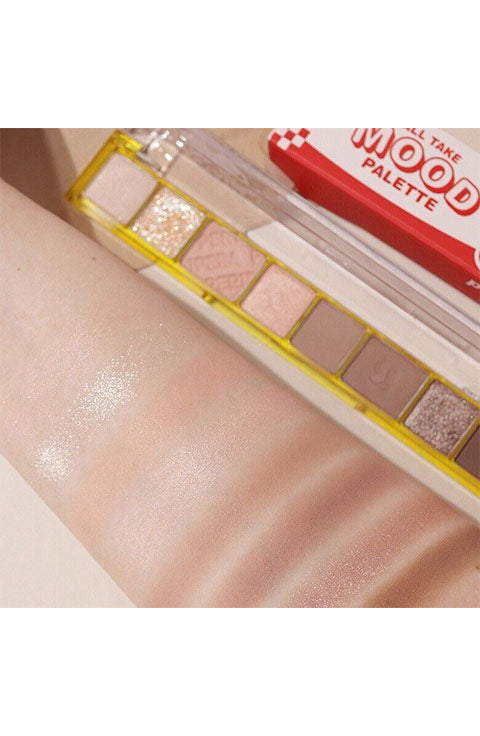 PERIPERA All Take Mood 8 Shades Eyeshadow Palette (12 CREAMY SOUP BROWN) - Palace Beauty Galleria
