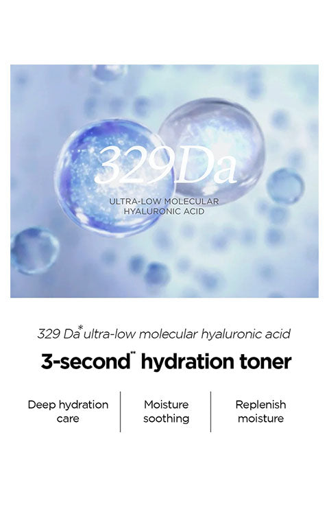 Isntree Ultra-Low Molecular Hyaluronic Acid Toner 300Ml - Palace Beauty Galleria
