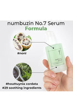 numbuzin No.7 Mild Green Soothing Serum  50Ml - Palace Beauty Galleria