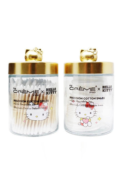 The Creme Shop Hello Kitty x Premium Reusable Jar Set (Gold) - Palace Beauty Galleria