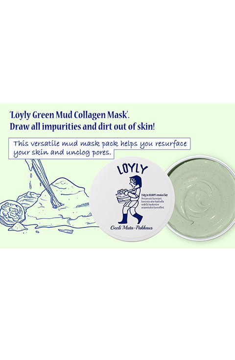 Torhop Loyly Green Mud Collagen Mask 150g - Palace Beauty Galleria