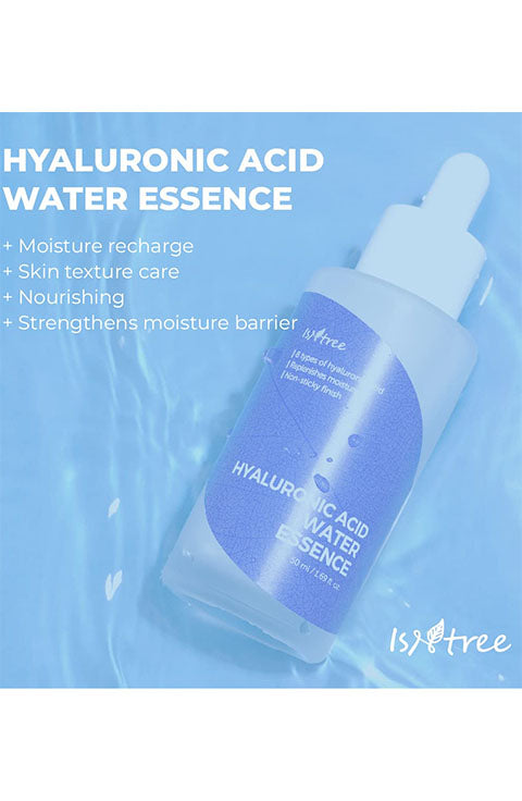 ISNTREE Hyaluronic Acid Deep Hydrating Face Water Essence 50Ml - Palace Beauty Galleria