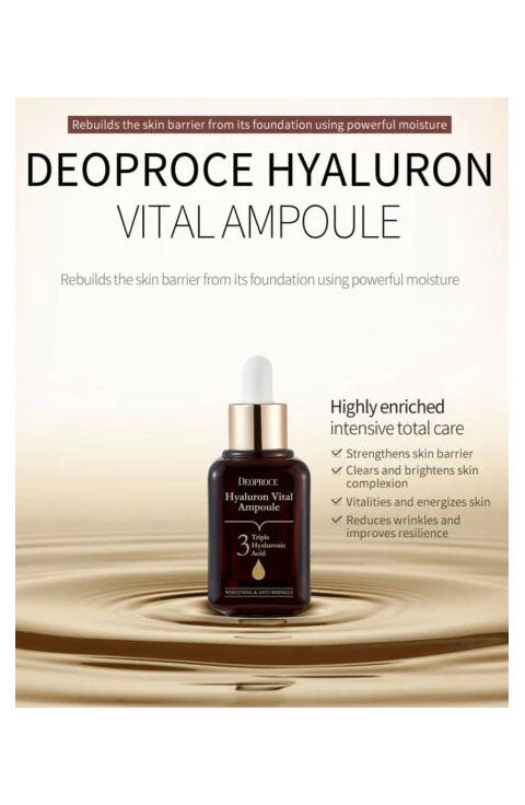 Deoproce Hyaluron Vital Ampoule 50ml / 1.7 fl.oz - Palace Beauty Galleria