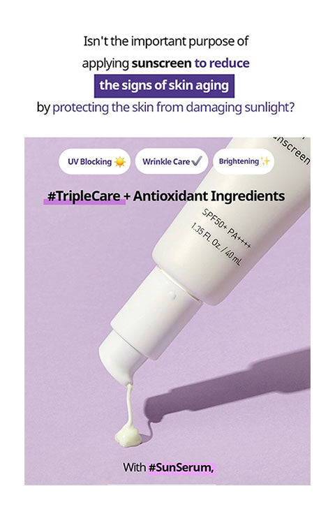 INNISFREE Anti-Aging Serum Sunscreen SPF50+ PA++++ (40ml) - Palace Beauty Galleria
