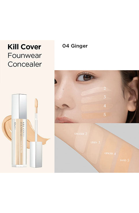 Clio - Kill Cover Founwear Concealer - 6g - 4 Ginger