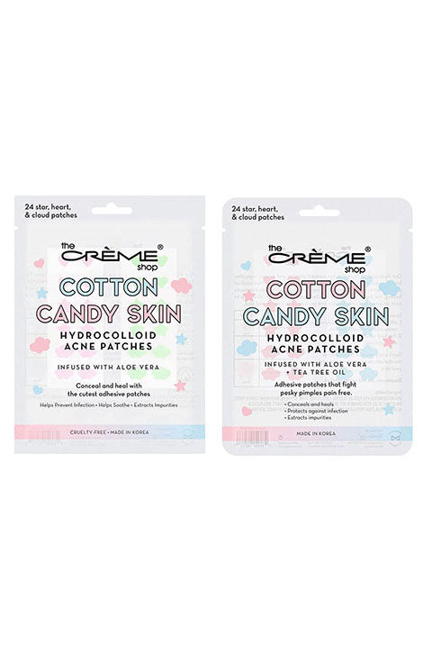 The Creme Shop Cotton Candy Skin Hydrocolloid Acne Patches- 2Style - Palace Beauty Galleria