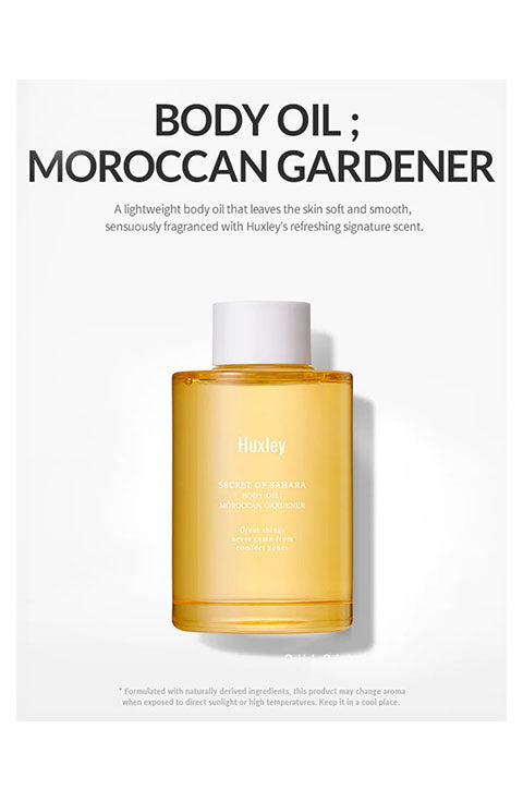 HUXLEY Moroccan Gardener Body Oil 100Ml - Palace Beauty Galleria